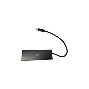 Разветвитель USB-C Digma HUB-4U3.0-UC-G 4порт. серый